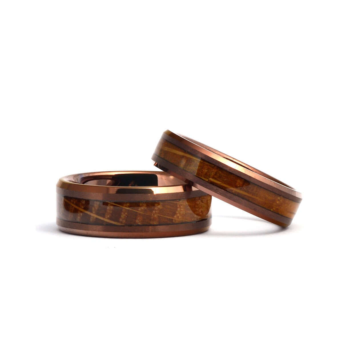 The King - Tungsten Men's Wedding Band - Whiskey Barrel Ring