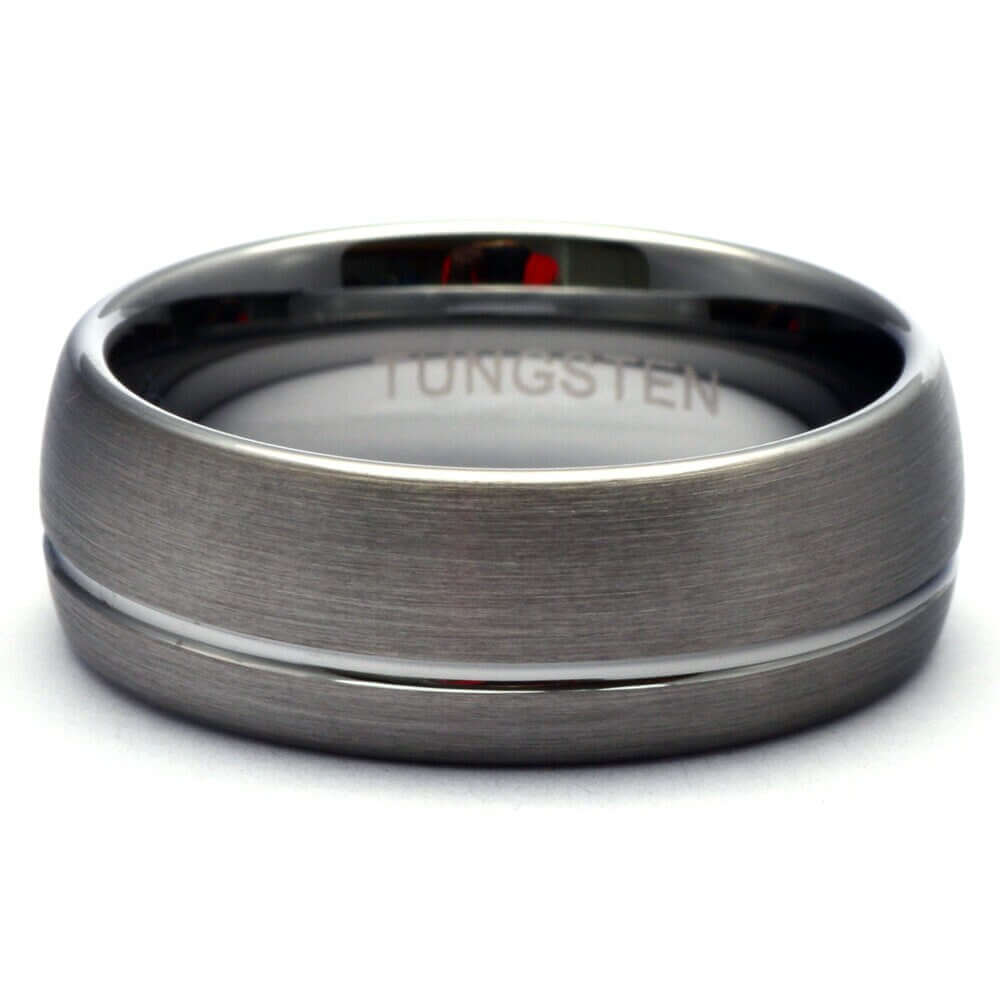 Matte Tungsten Ring, Men's Tungsten Wedding Band, Men's Tungsten Ring, Matte Tungsten Band, Men's Tungsten, Personalized Engraving