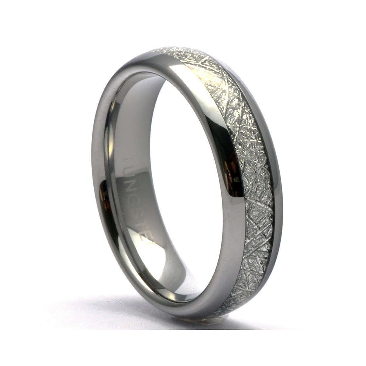 Meteorite Wedding Band, Mens Tungsten Ring, Tungsten Meteorite Ring, Tungsten Mens Wedding Band, Mens Ring for Men, Meteorite Band