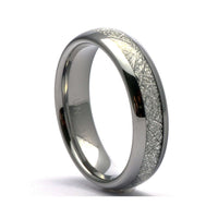 Thumbnail for Meteorite Wedding Band, Mens Tungsten Ring, Tungsten Meteorite Ring, Tungsten Mens Wedding Band, Mens Ring for Men, Meteorite Band