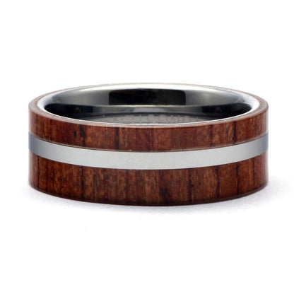 Mens wood ring, Tungsten wedding band, Whiskey barrel ring, Mens wedding band ring, tungsten band, Wood mens promise ring, Personalized ring