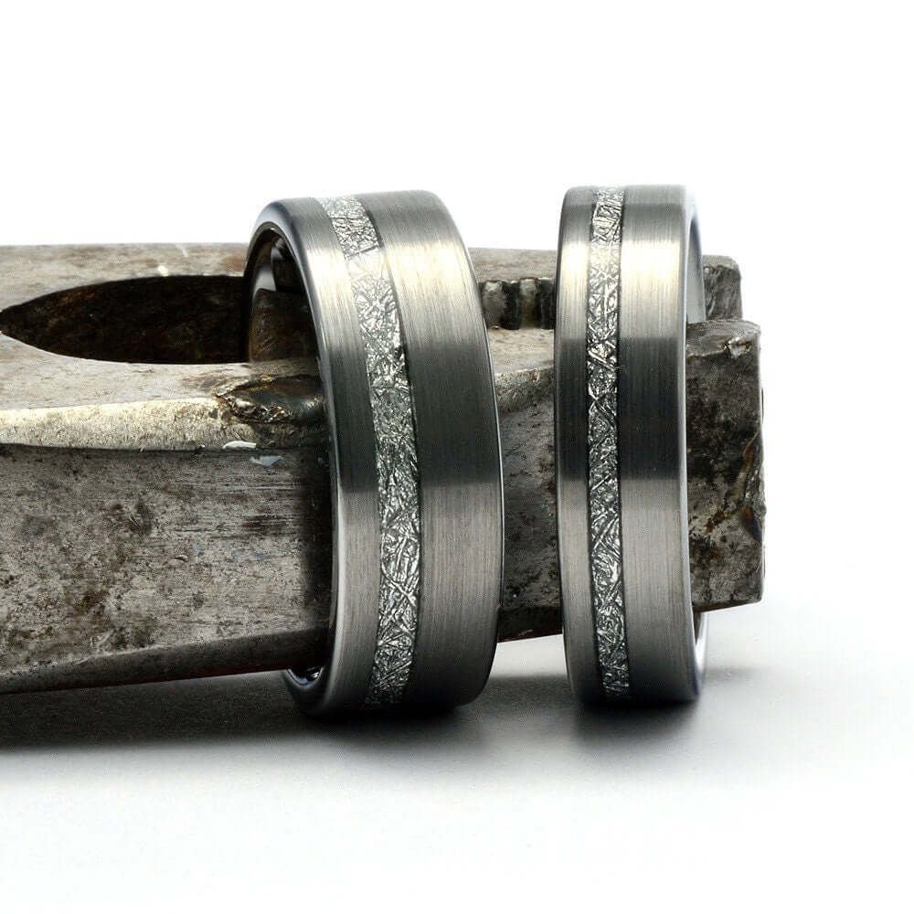 Tungsten Meteorite Ring, Mens Wedding Band, Tungsten Ring, Mens Wedding Ring, Tungsten Band, Meteorite Band Ring, Personalized Ring for Men