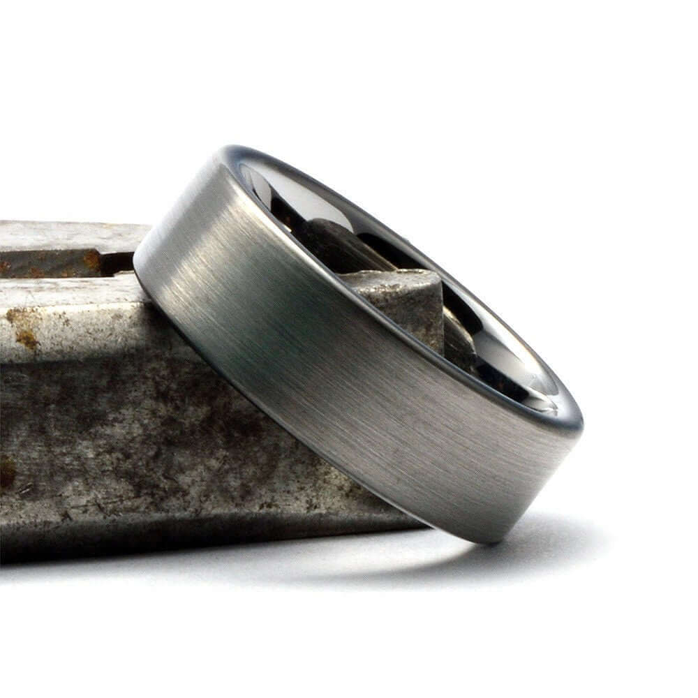 Male Wedding Band, Tungsten Carbide Ring, Tungsten Wedding Ring Matte , Mens Minimalist Ring, Tungsten, 8mm, 6mm, 4mm Ring, Parie Jewelry