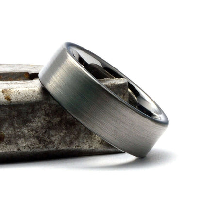Male Wedding Band, Tungsten Carbide Ring, Tungsten Wedding Ring Matte , Mens Minimalist Ring, Tungsten, 8mm, 6mm, 4mm Ring, Parie Jewelry