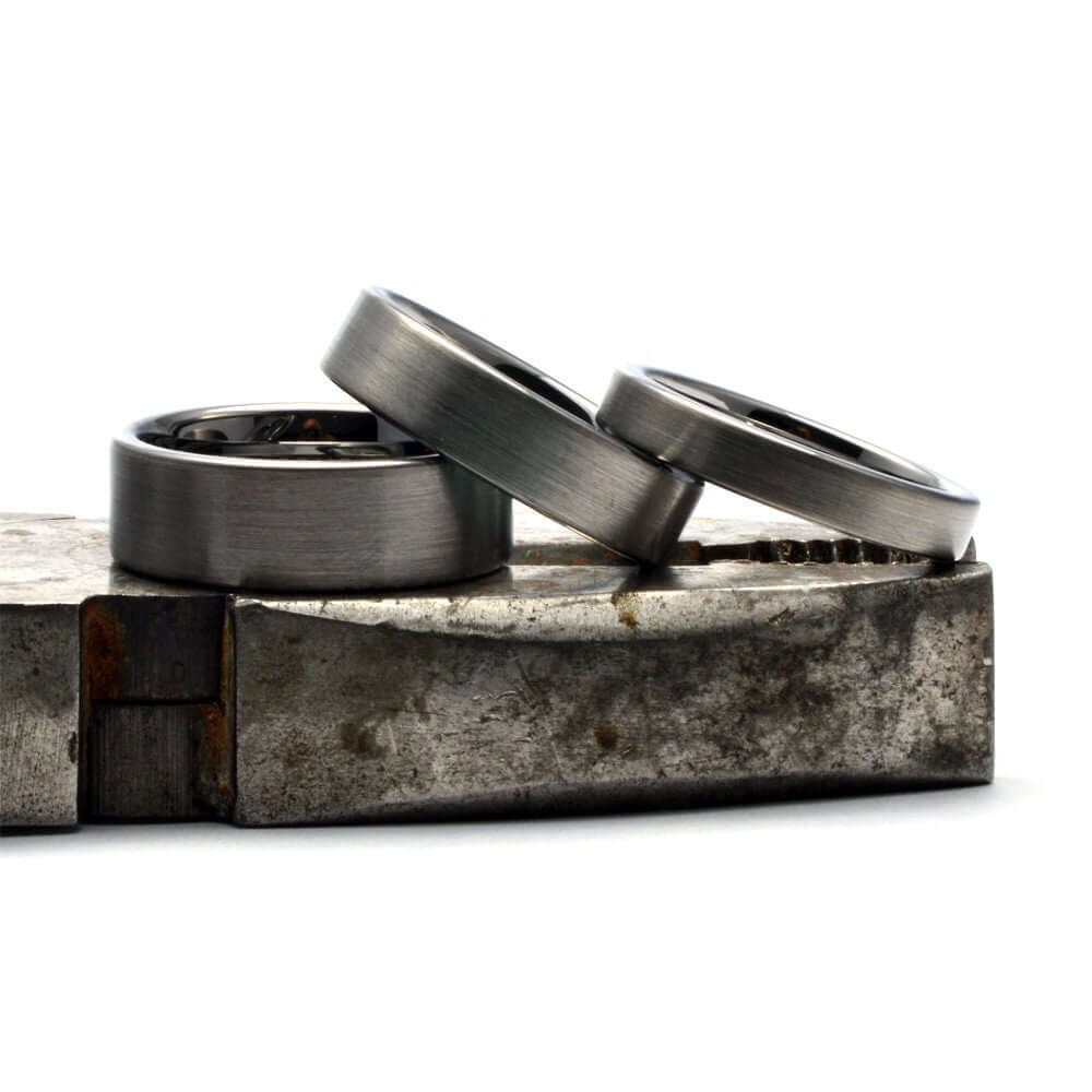 Male Wedding Band, Tungsten Carbide Ring, Tungsten Wedding Ring Matte , Mens Minimalist Ring, Tungsten, 8mm, 6mm, 4mm Ring, Parie Jewelry